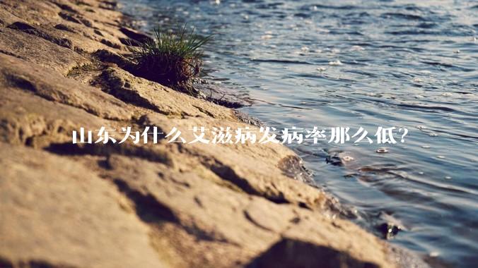 山东为什么艾滋病发病率那么低？