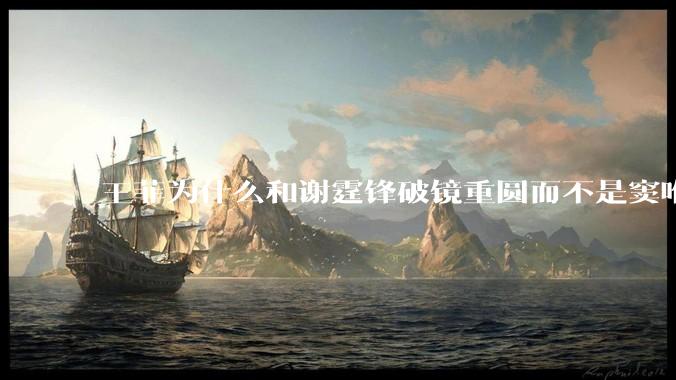 王菲为什么和谢霆锋破镜重圆而不是窦唯？