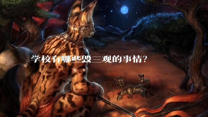 学校有哪些毁三观的事情？